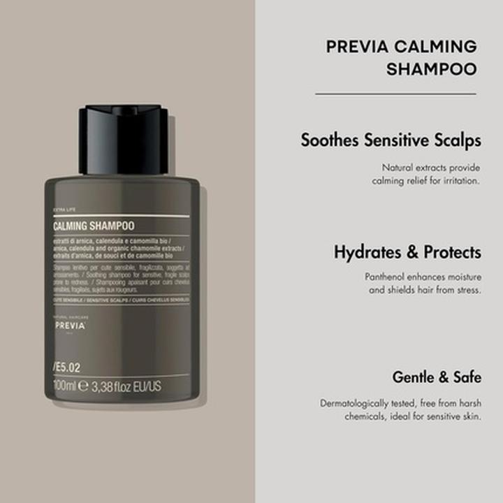 Actual product image Previa Extralife Calming Shampoo 100ml (100 ml)
