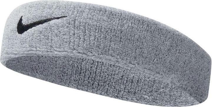 Nike Unisex Adult Swoosh Headband/Browband, Grey (Grey Heather/Black), One Size