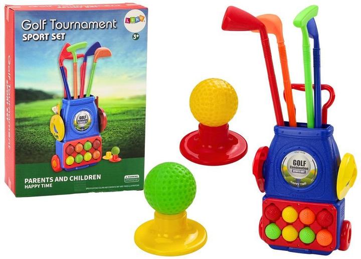 Lean Toys Minigolf-Set mit 4 Ballschlägern