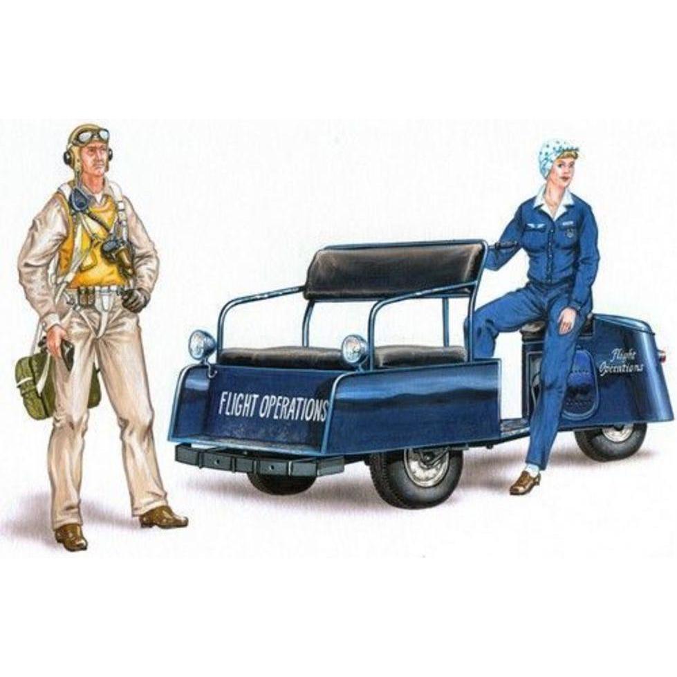 Plus Model U.S. scooter with crew