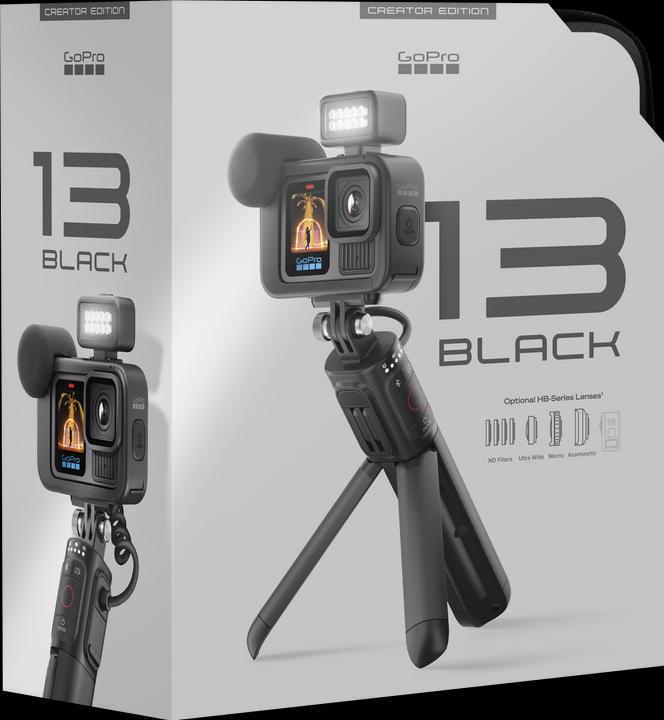 Productafbeelding GoPro Hero13 Black Creator Edition (60p, Bluetooth, WiFi)