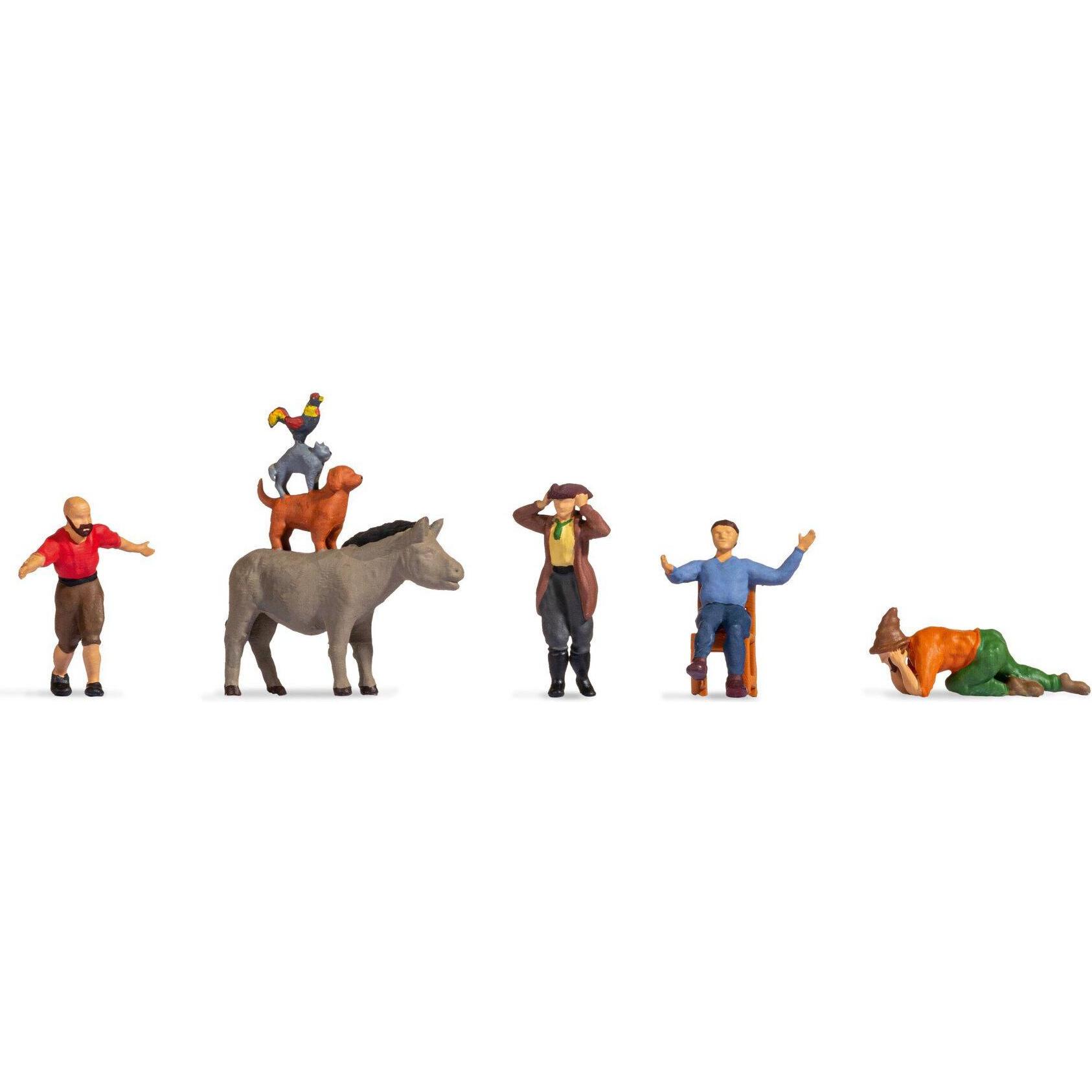 Noch H0 Bremer Stadtmusikanten 15806 Bemalt (15806)