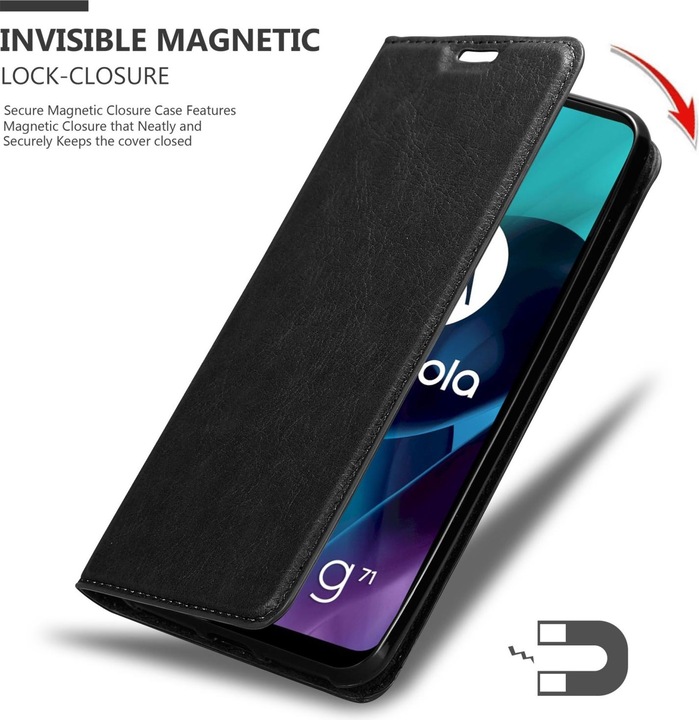 Produktbild Cadorabo Book Invis. Magnet Hülle (Motorola Moto G71 5G)