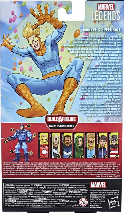 Produktbild Hasbro Legends Series Marvel's Speedball, 15 cm grosse Action-Figur zum Sammeln