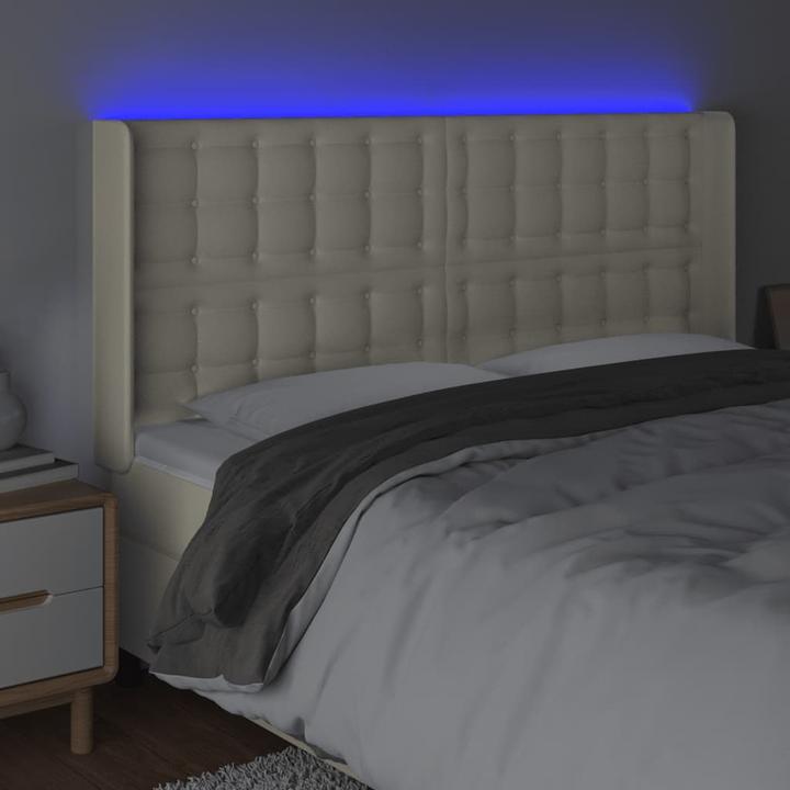 Actual product image vidaXL LED Kopfteil (147 x 16 x 128 cm)