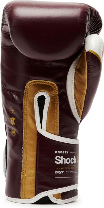 Produktbild Leone Shock X Boxhandschuhe Bordeaux GN047X (14 OZ, One Size)