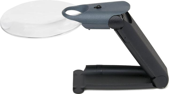 Actual product image Carson Optical FH-25 FreeHand magnifier with bendable handle = foot