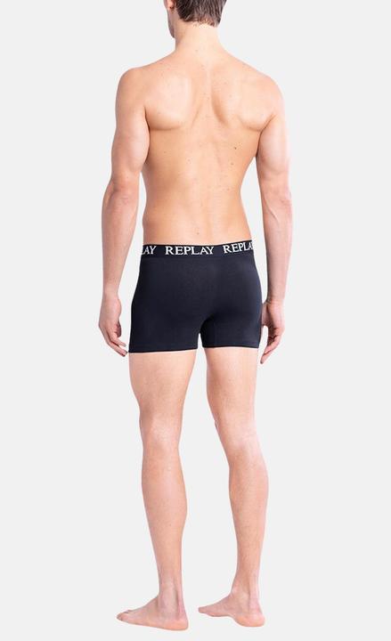 Immagine prodotto Replay Trunk BOXER Style 01/C Basic Cuff Logo im 3er Pack (M, confezione da 3)