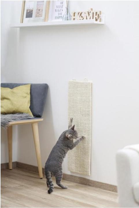 Image du produit Kerbl Sisal Griffoir Kevin, 100x56cm, beige (100 cm, Beige)