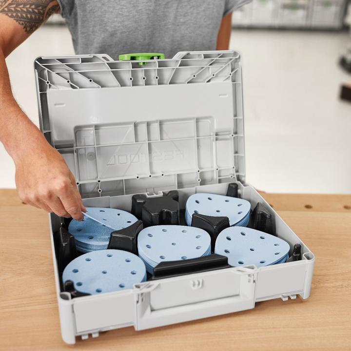 Actual product image Festool SYS-STF D125 GR set (P80, P180, P220, P60, P120)