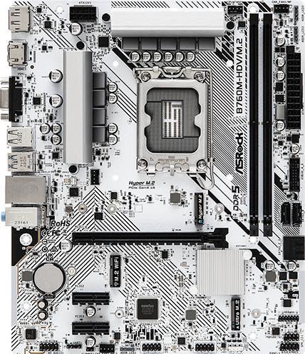 Image du produit AsRock B760M-HDV/M.2 D4 (LGA 1700, Intel B760, mATX)