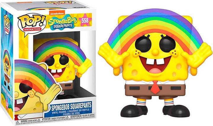 Actual product image Funko POP! - SpongeBob SquarePants: SpongeBob with rainbow