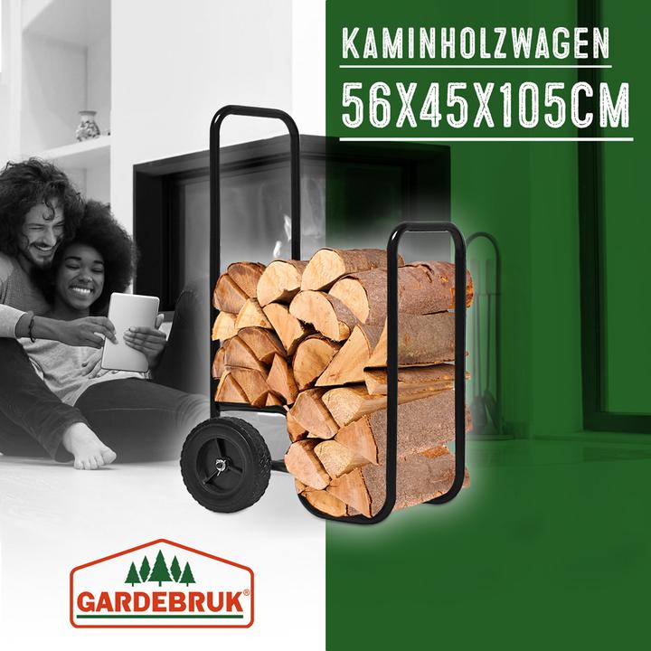 Actual product image Deuba Firewood trolley
