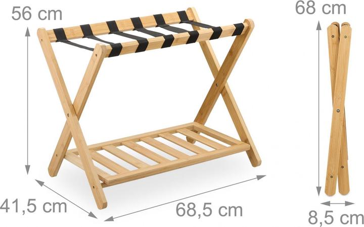 Produktbild Relaxdays Kofferständer (Kofferständer)