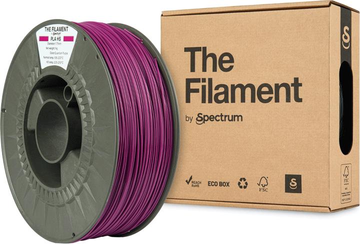 Actual product image The Filament PLA HS 1.75mm Quantum Purple 1kg (PLA, 1.75 mm, 1000 g, Violet)
