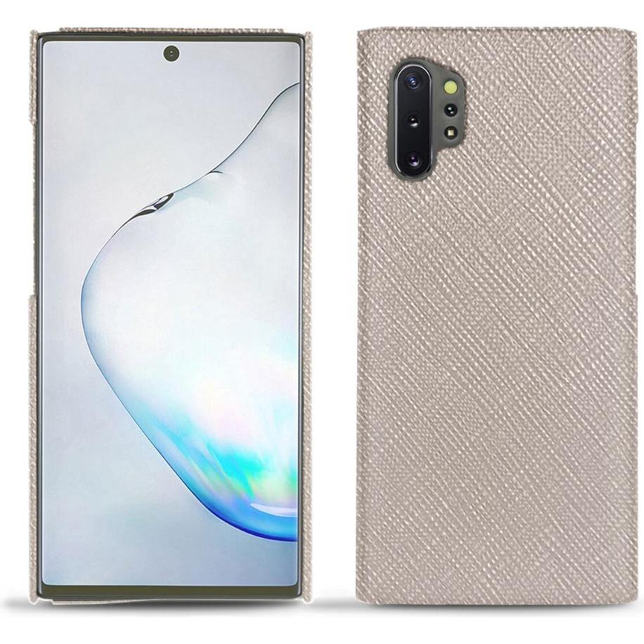 Noreve Lederschutzhülle (Samsung Galaxy Note 10+), Smartphone Hülle, Beige