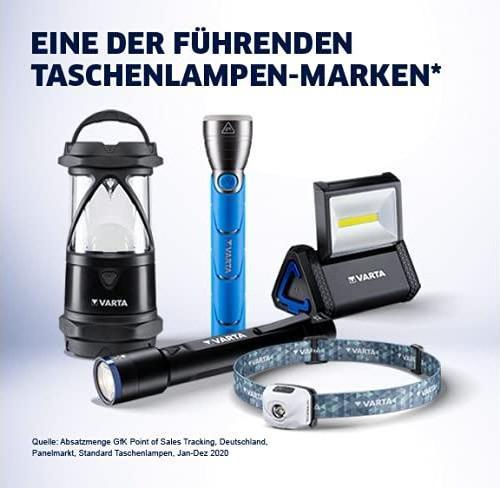 Actual product image Varta Flashlight High Optics 3W (180 lm)