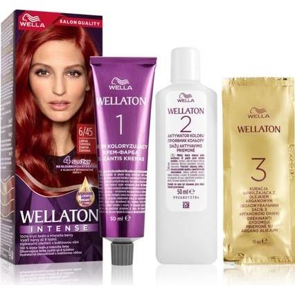 Thumbnail - Wella, Haarfarbe, Wellaton Intense Permanent Hair Color mit Arganöl 6/45 Red Passion - 1 Stück (0108)