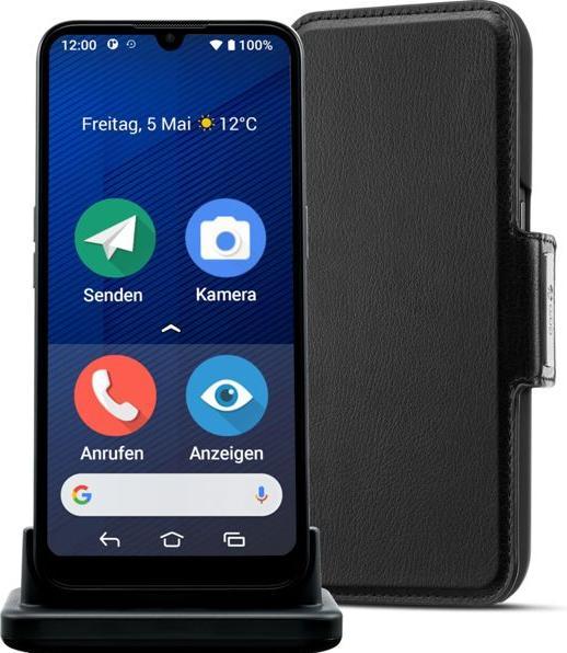 Produktbild Doro 8200 Plus ohne Netzteil (64 GB, Blau / Schwarz, 6.10", Dual SIM, 4G)