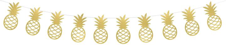 Image du produit Amscan Guirlande Ananas D'or 1.5m
