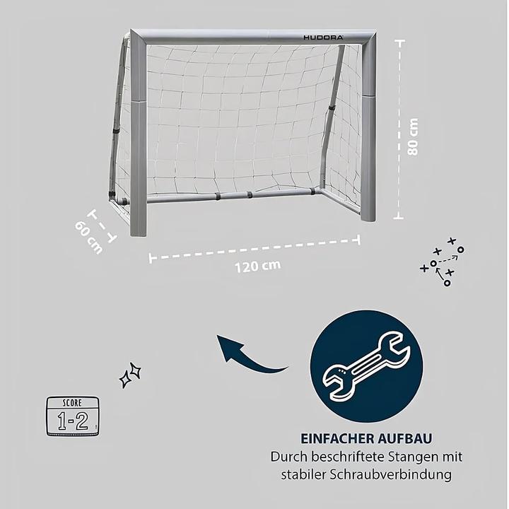 Actual product image Hudora Expert 180 Football Goal