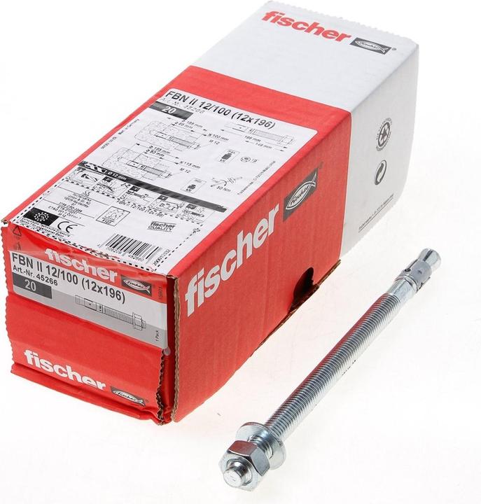 Produktbild Fischer 524825 Spreizdübel 10x50 K, Inhalt: 10 x Dübel SX Green 10 x 50 (20 Stk.)