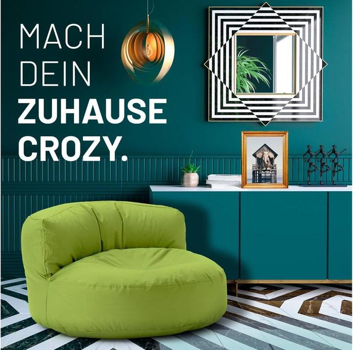 Produktbild Lumaland Sitzsack-Sofa, 320 l Polyester (PES), Grün