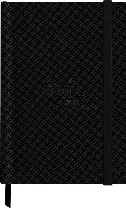 Image du produit Rhodia Touch Watercolor Book, papier grain fin 100% coton 300g - A5 portrait, 40 pages - Noir (300 g/m², 240 x)