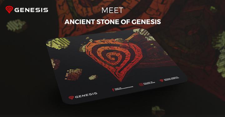 Produktbild Genesis Computermaus Ancient Stone of | Mauspad | 210 x 250 x 2,5 mm | Multicolor