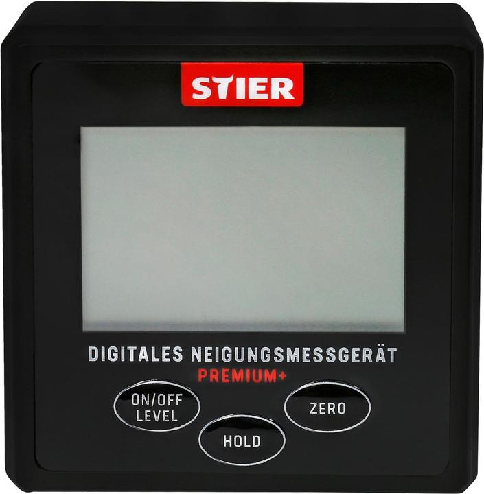 Produktbild Stier Digitales Neigungsmessgerät Premium+, LCD-Display, +-0,2°