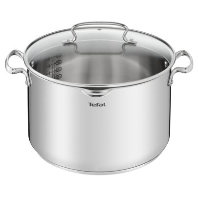 Tefal Duetto + G71964, Pfanne + Kochtopf, Silber