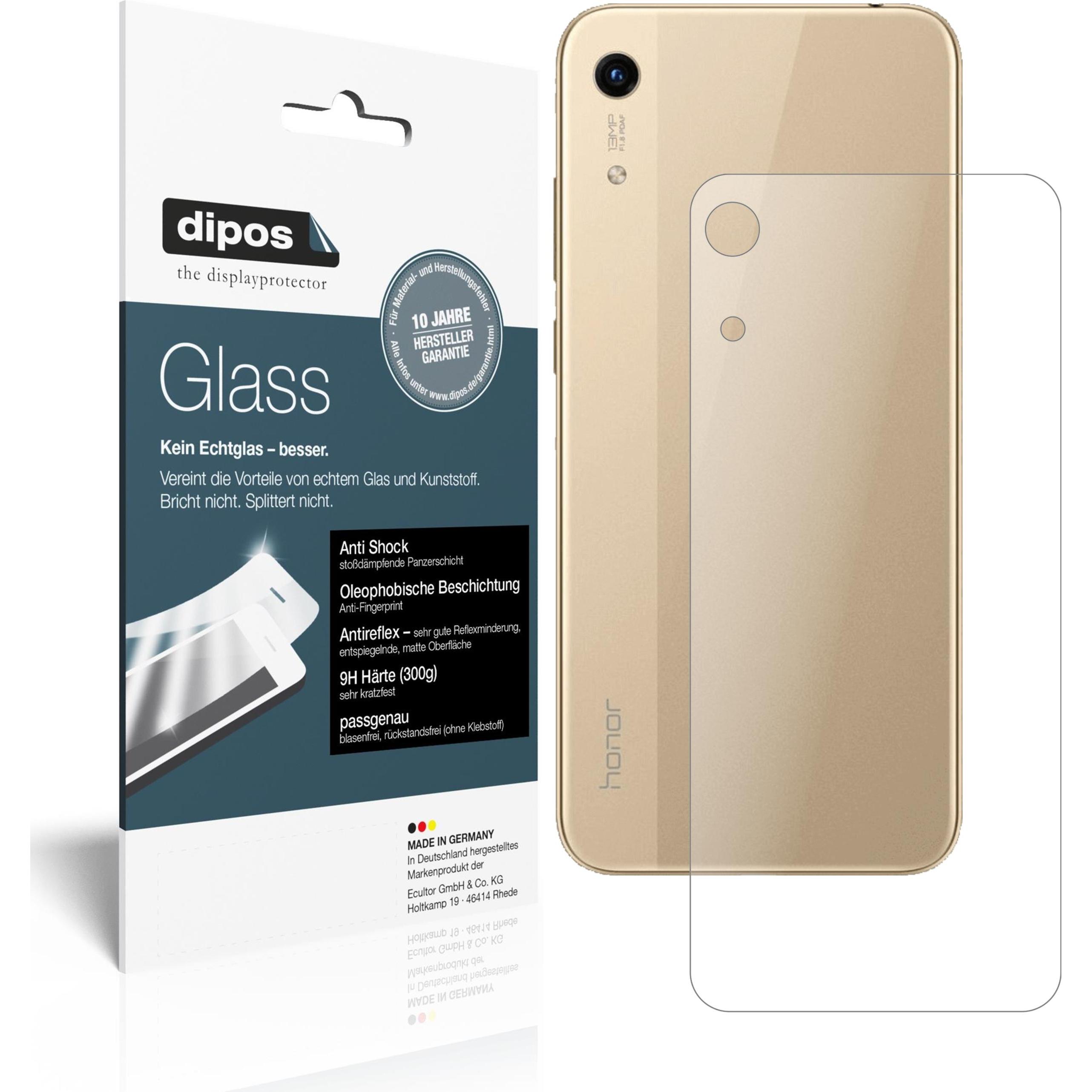 Dipos Displayschutz Anti-Shock (2 Stück, Xiaomi Redmi 8A Pro), Smartphone Schutzfolie, Transparent
