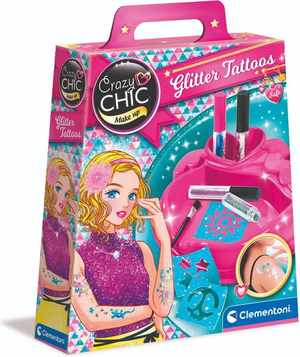 Produktbild Clementoni Crazy Chic - Glitzertattoos