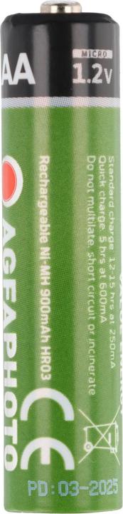 Produktbild AGFAPHOTO Accu Hr03 900 (2 Stk., AAA, 900 mAh)