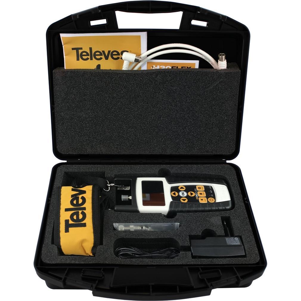 Televes H30S2C-K H30FLEX m.DVB-S2 u.DVB-C m.Koffer 593313, TV Zubehör