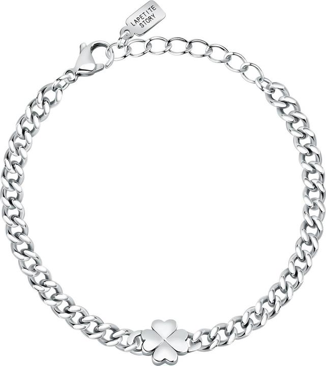 Immagine prodotto La Petite Story Bracciale con foglie dell'amicizia (19 cm, Acciaio inossidabile)