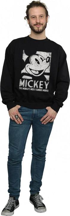 Actual product image Disney Mens Mickey Mouse Most Famous Sweatshirt (3XL)