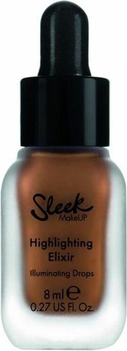 Actual product image Sleek MakeUP Liquid Highlighter - Highlighting Elexir - Illuminating Drops Bronze (SUN.LIT, Highlighter)