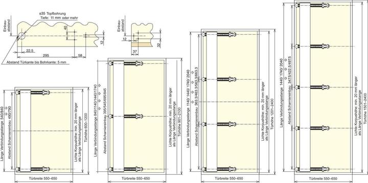 Produktbild LAMP® Verbindungstange LIN-X 600, Länge 540 mm