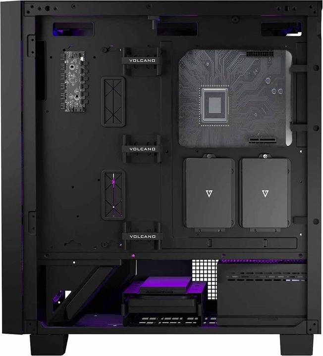 Actual product image Modecom Volcano Perun Apex ARGB czarna (mATX, ATX, ITX, E-ATX)