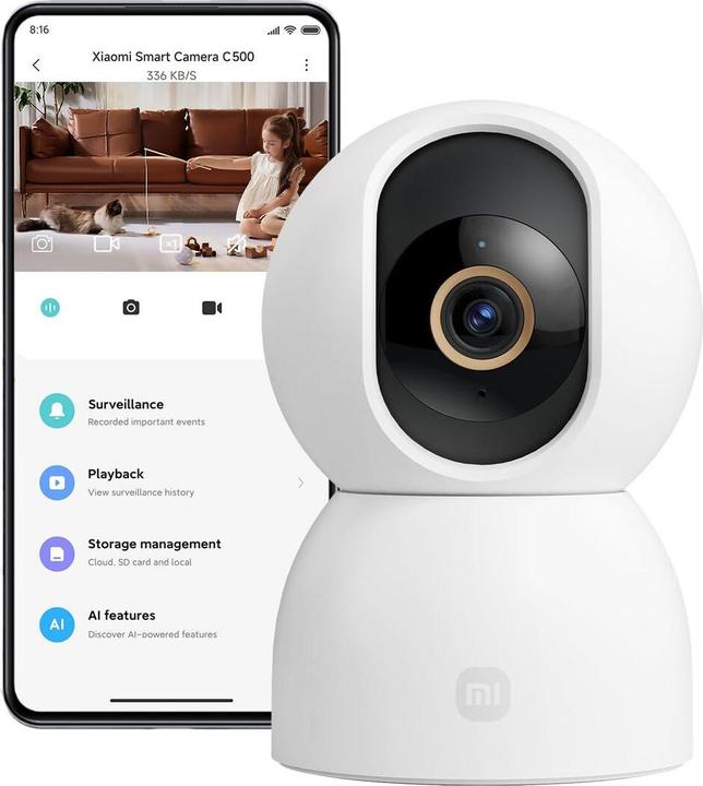 Actual product image Xiaomi Smart Camera C500 EU (3200 x 1800 Pixels)