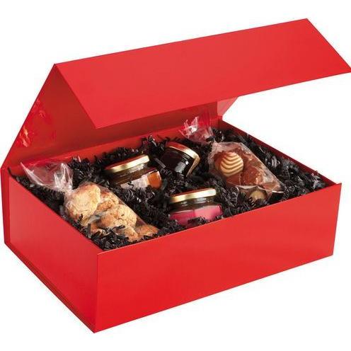 Raja, Geschenkverpackung, Geschenkbox BP330R Rot 95 mm (Geschenkpapier, 10 x)