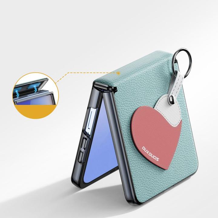Produktbild Dux Ducis Luvy Series Leder Hardcase Hülle (Samsung Galaxy Z Flip7)