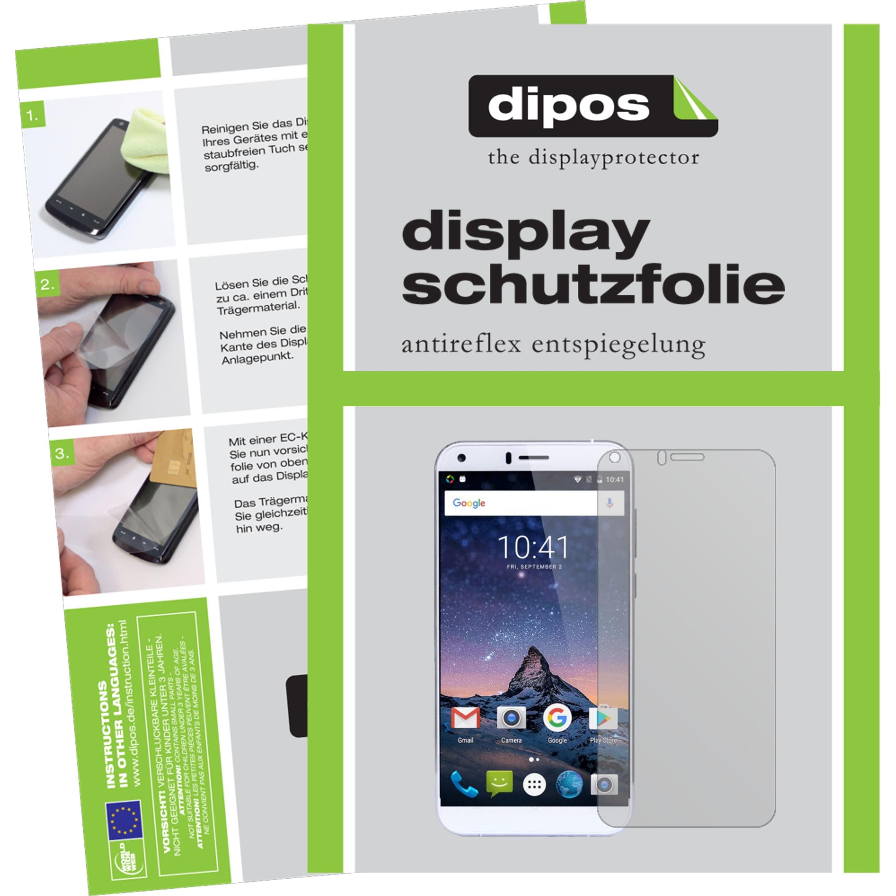 Dipos Displayschutzfolie Antireflex (6 Stück, Cubot Manito), Smartphone Schutzfolie, Transparent