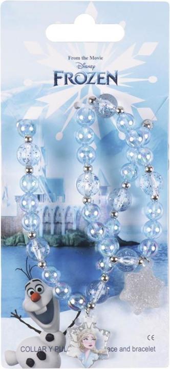 Produktbild Disney Frozen Halskette und Armbänder Set 2 Stücke Blau (Kunststoff)
