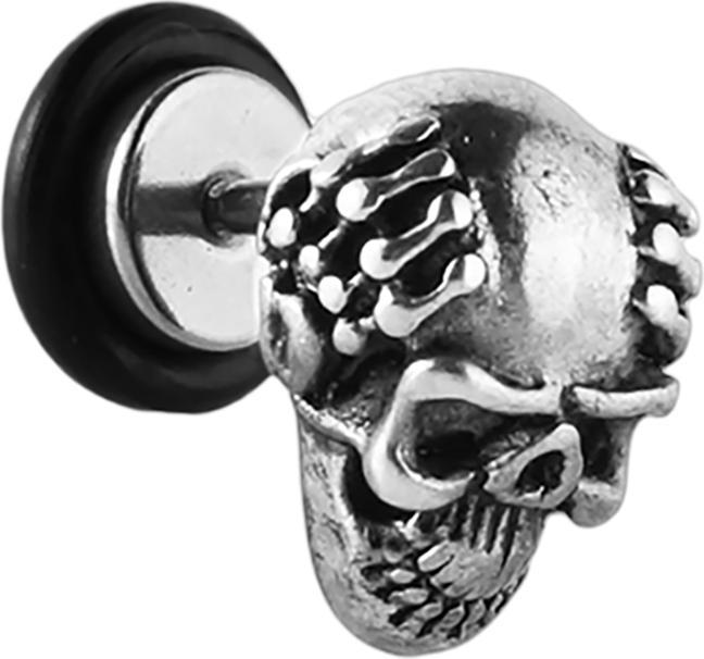 Immagine prodotto Star Piercing Fake Plug Affen Schädel (senza ottone, Acciaio chirurgico 316L)