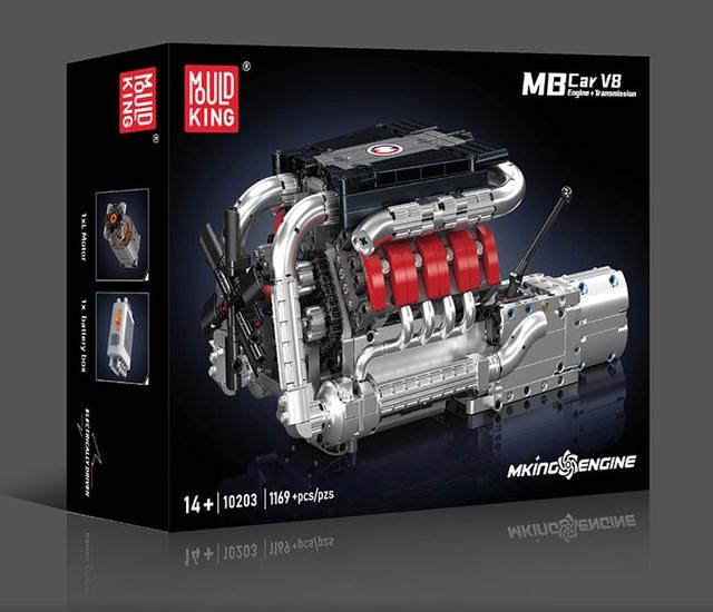 Image du produit Mould King MB V8 Engine Motor