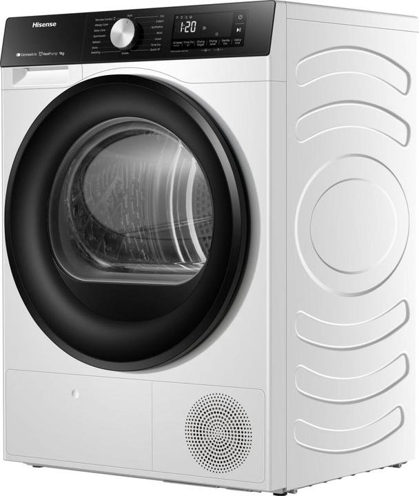 Image du produit Hisense DH3S902BW3 Sèche-linge 9Kg Classe A (9 kg, Droite)