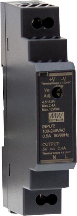 Produktbild MeanWell DR-15-12 Hutschienennetzteil 15W 12V DC (Netzteil)