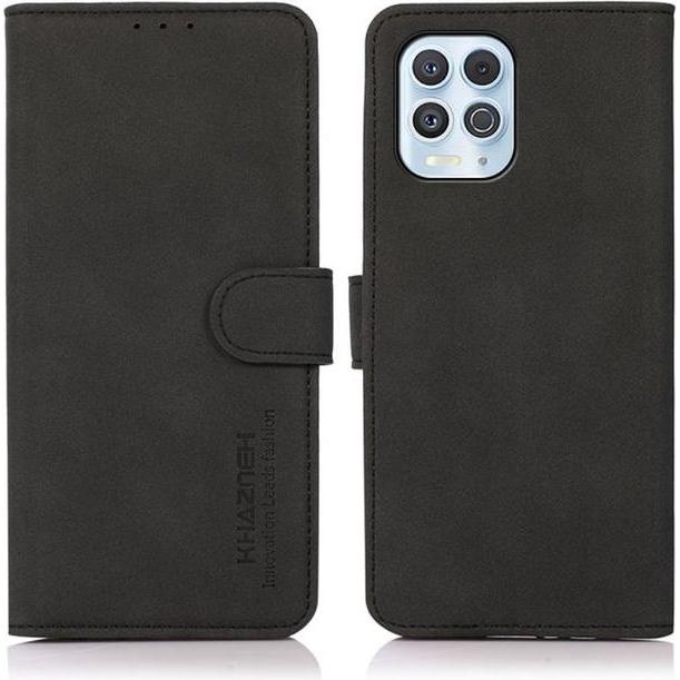 Thumbnail - MU Classic Classic IV Leder Bookcover Series (Motorola Moto G100), Smartphone Hülle, Schwarz